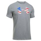 Men's Under Armour Americana Pride Tee, Size: Large, Med Grey