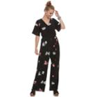 Juniors' Candie's&reg; Floral Jumpsuit, Teens, Size: Small, Oxford