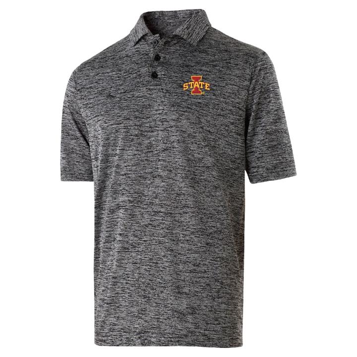 Men's Iowa State Cyclones Electrify Performance Polo, Size: Xxl, Grey