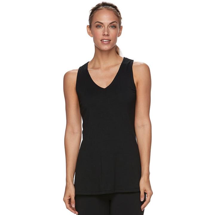 Women's Gaiam Lunar Yoga Tank, Size: Medium, Oxford