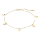 Lc Lauren Conrad Butterfly Charm Anklet, Women's, Gold