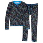 Boys 4-18 Cuddl Duds Star War Climatesmart 2-piece Baselayer Set, Size: 6-7, Black