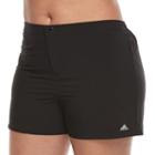 Plus Size Adidas Solid Swim Shorts, Women's, Size: 2xl, Black