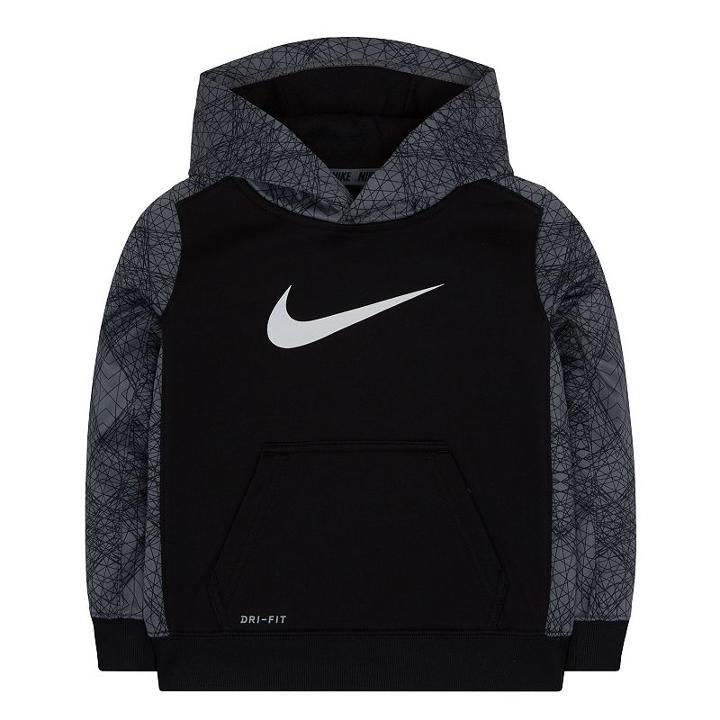 Boys 4-7 Nike Therma-fit Fleece Geometric Raglan Hoodie, Boy's, Size: 4, Oxford