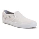 Vans Asher Women's Slip-on Shoes, Size: Medium (8.5), White