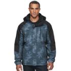 Big & Tall Free Country Colorblock Hooded Jacket, Men's, Size: Xl Tall, Grey (charcoal)