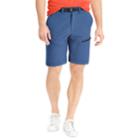 Men's Chaps Classic-fit Stretch Belted Cargo Shorts, Size: 38, Blue (navy)