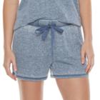 Women's Sonoma Goods For Life&trade; Pajamas: Thermal Waffle Drawstring Shorts, Size: Medium, Blue