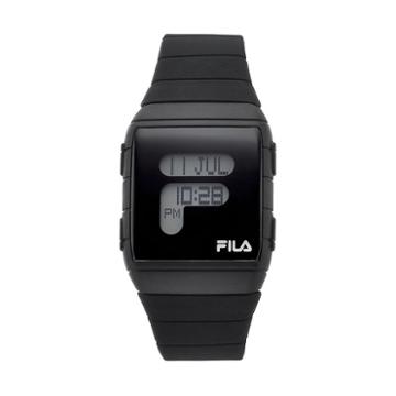 Fila&reg; Unisex World Time Digital Watch, Black