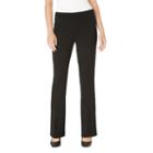 Women's Haggar&reg; High Twist Pull-on Bootcut Dress Pants, Size: 14, Black