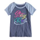 Girls 7-16 & Plus Size So&reg; Raglan Sleeve Tee, Size: 10, Med Blue