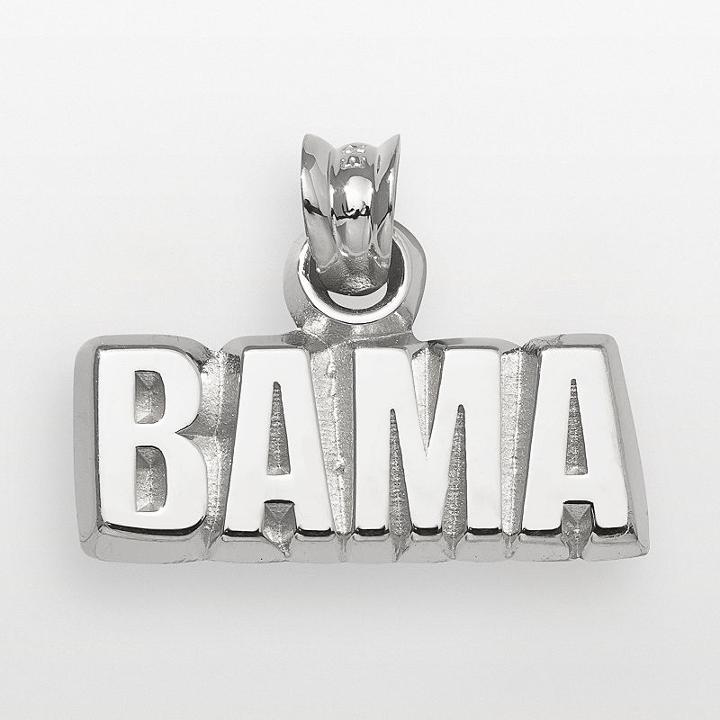 Alabama Crimson Tide Sterling Silver Logo Pendant, Women's, Multicolor