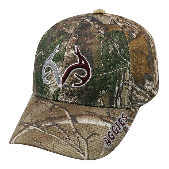 Adult Top Of The World Texas A & M Aggies Realtree One-fit Cap, Men's, Green Oth