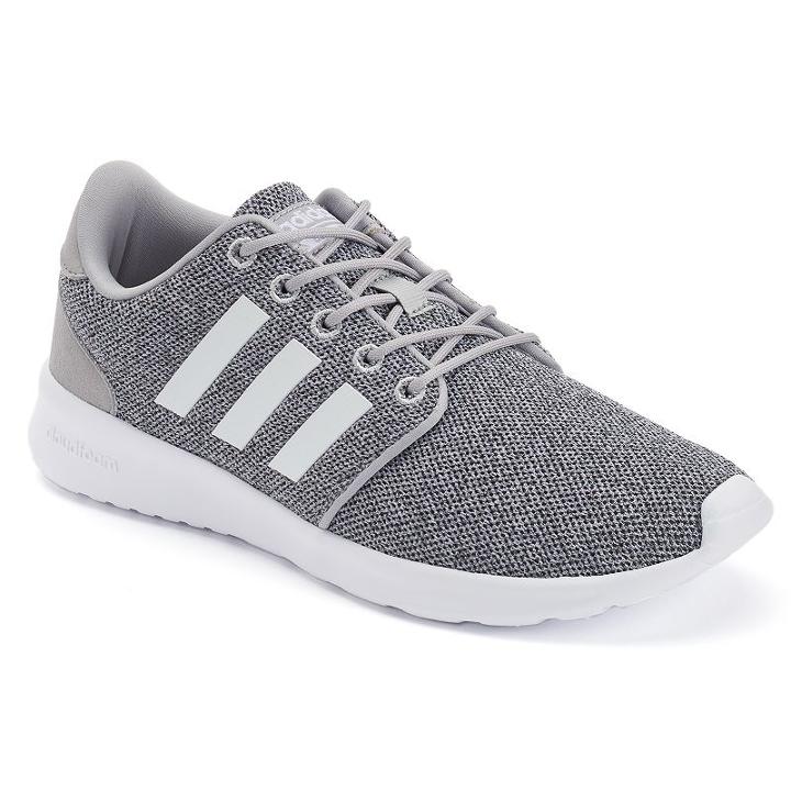 Adidas Neo Cloudfoam Qt Racer Women's Shoes, Size: 7.5, Silver