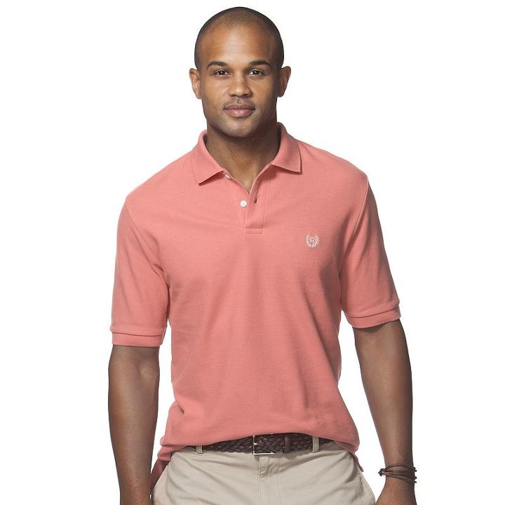 Big & Tall Chaps Solid Pique Polo, Men's, Size: Xl Tall, Red