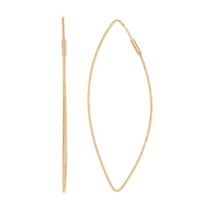 Simply Vera Vera Wang Marquise Threader Earrings, Women's, Gold