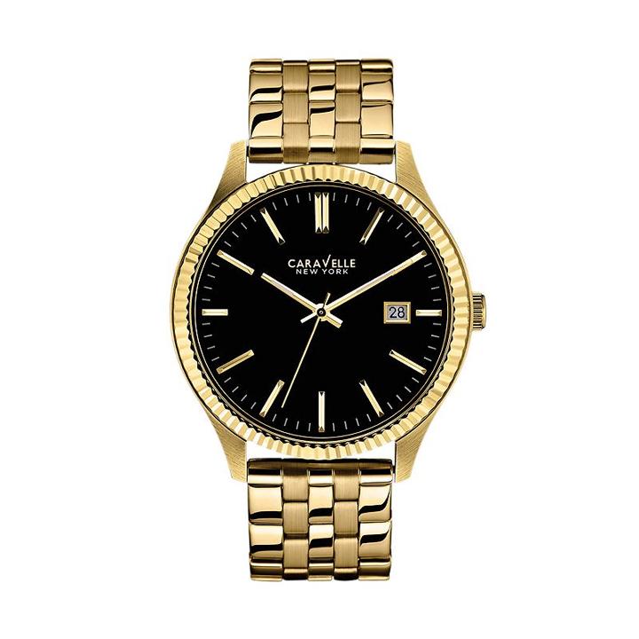 Caravelle New York By Bulova Men's Watch, Yellow