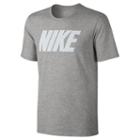 Men's Nike Dri-fit Logo Performance Tee, Size: Medium, Grey Other