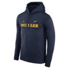 Men's Nike Michigan Wolverines Therma-fit Hoodie, Size: Large, Multicolor