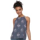 Juniors' Mudd&reg; High Neck Tank, Teens, Size: Xxs, Med Purple