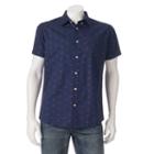 Men's Urban Pipeline Dot Button-down Shirt, Size: Medium, Blue