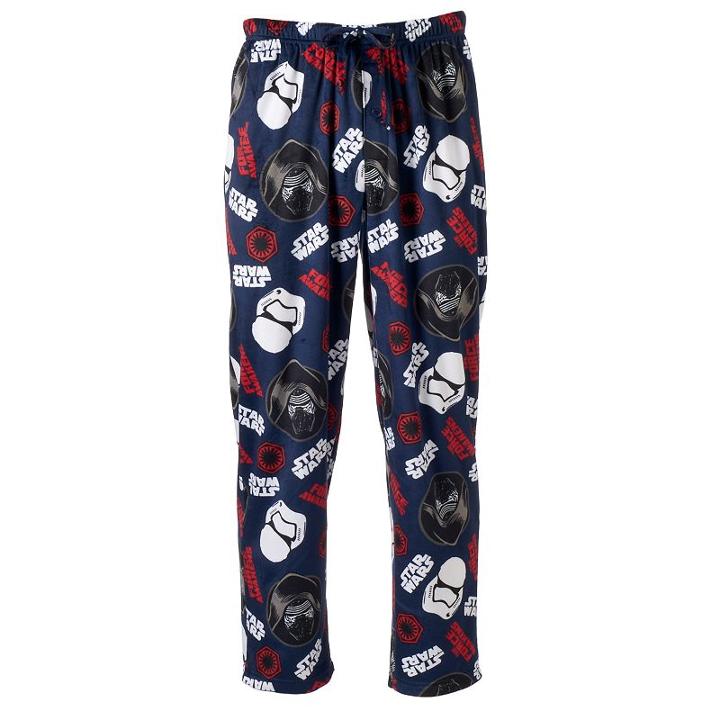 Men's Star Wars Fleece Lounge Pants, Size: Small, Black