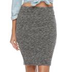 Juniors' Joe B Space-dye Pencil Skirt, Teens, Size: Xs, White Oth