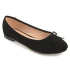 Journee Collection Conlin Women's Ballet Flats, Size: Medium (8.5), Black