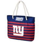 Forever Collectibles New York Giants Striped Tote Bag, Adult Unisex, Multicolor