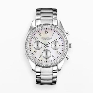 Caravelle New York By Bulova Watch - Women's Stainless Steel Chronograph