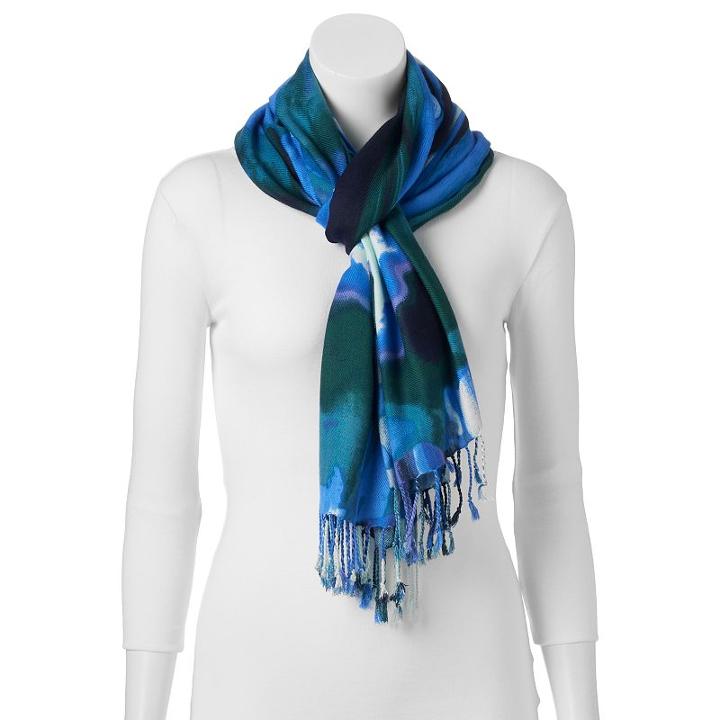 Apt. 9&reg; Floral Burst Oblong Scarf, Women's, Ovrfl Oth