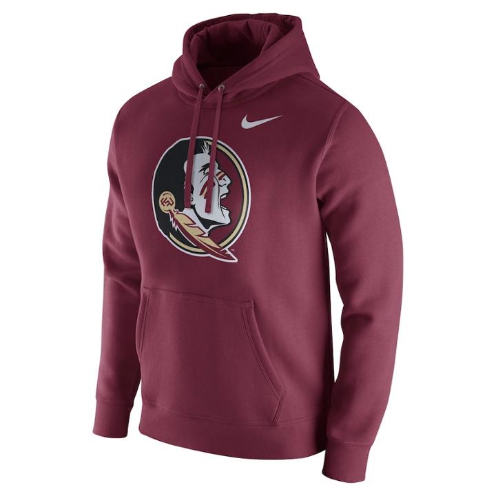 Men's Nike Florida State Seminoles Club Hoodie, Size: Xxl, Red