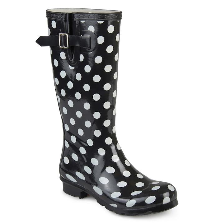 Journee Collection Mist Women's Water Resistant Rain Boots, Size: 5.5 Med, Oxford