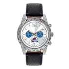 Men's Game Time Colorado Avalanche Letterman Watch, Black