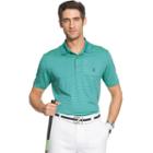 Men's Izod Classic-fit Striped Performance Golf Polo, Size: Medium, Brt Green