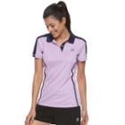 Women's Fila Sport&reg; Mesh Short Sleeve Golf Polo, Size: Xs, Lt Purple
