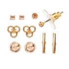 Lc Lauren Conrad Geometric Two Tone Stud Earring Set, Women's, Multi