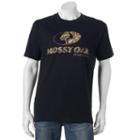 Men's Mossy Oak Camo Logo Tee, Size: Xl, Black