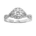 Simply Vera Vera Wang Diamond Engagement Ring In 14k White Gold (1 Ct. T.w.), Women's, Size: 6