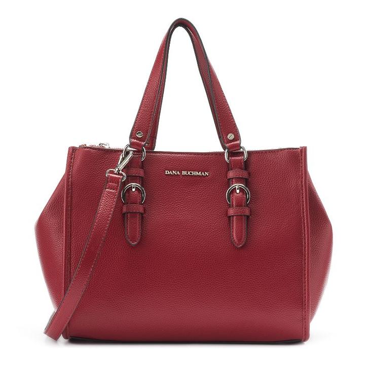 Dana Buchman Elsa Skimmer Satchel, Women's, Dark Pink
