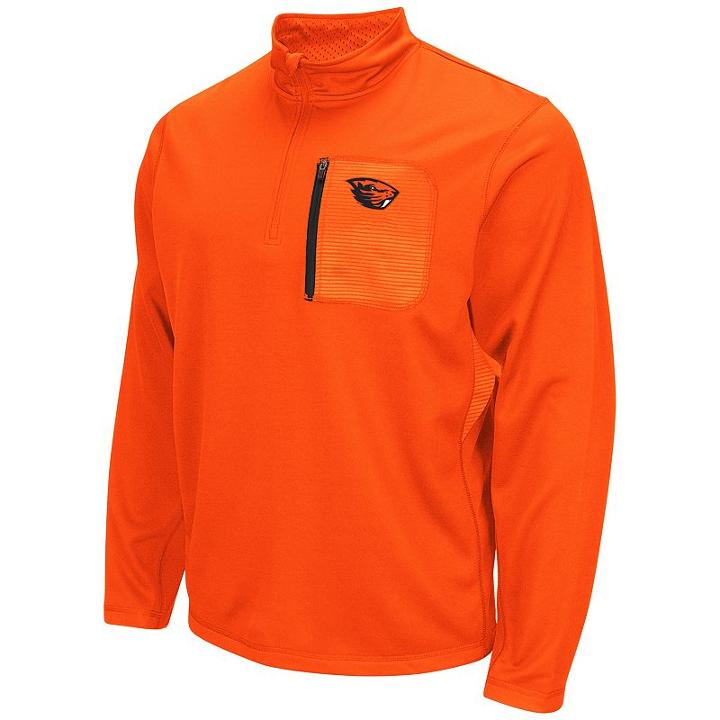 Men's Campus Heritage Oregon State Beavers Surge Fleece Pullover, Size: Large, Grey (charcoal)