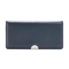 Apt. 9&reg; Lambskin Leather Rfid-blocking Slim Clutch, Women's, Blue (navy)