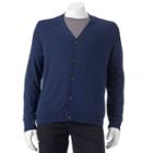 Big & Tall Croft & Barrow&reg; Classic-fit 12gg Cardigan, Men's, Size: 2xb, Dark Blue