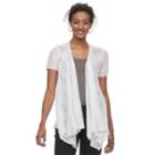 Women's World Unity Lace Flyaway Cardigan, Size: Small, White