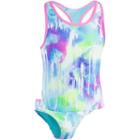 Girls 7-16 Under Armour Dusty Tankini Top & Bottoms Swimsuit Set, Girl's, Size: 14, Blue
