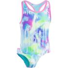 Girls 7-16 Under Armour Dusty Tankini Top & Bottoms Swimsuit Set, Girl's, Size: 14, Blue