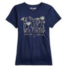Girls 7-16 & Plus Size Mudd&reg; Short Sleeve Graphic Tee, Size: 14 1/2, Blue (navy)