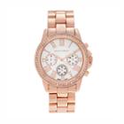 Journee Collection Women's Crystal Watch, Pink