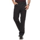 Men's Apt. 9&reg; Premier Flex Straight-fit 5-pocket Pants, Size: 32x30, Black
