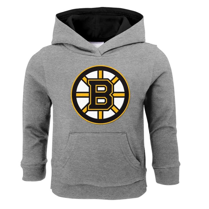 Boys 4-7 Boston Bruins Prime Hoodie, Size: L(7), Grey